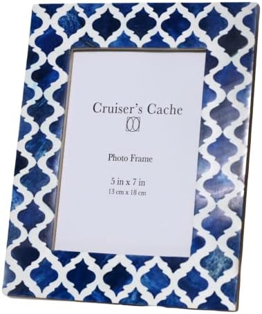 Cruiser's Caché | Marokanski nadahnuti rešerski okvir za fotografije sa prirodnom kosti | 5x7