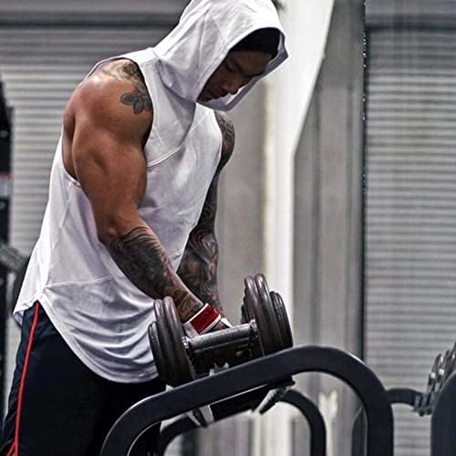Zuevi Muški mišićni duksevi za rukave na vrhu teretane teretane s kapuljačom kapuljače za bodybuilding