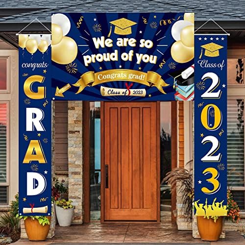 2023 Diplomski banner za zabavu, tako smo ponosni na vašu klasu Bander Banner iz 2023 trijema i čestitke