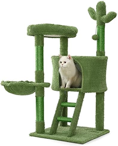 Mile High Life | Cat Tree Tower 43 & 34; za mačke u zatvorenom prostoru | Cat Condo sa Visećom