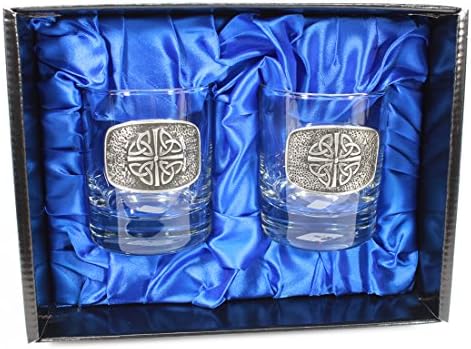 Trinity Knot Irske naočare za viski četvorostruki Trinity Set od dva proizvedena u Irskoj
