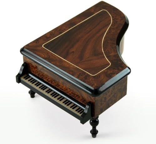 Nevjerovatan Klasični stil Grand Piano Sorrento intarzija Music Box-mnogo pjesama za odabir-Clair