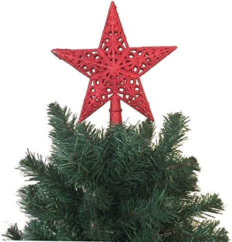 8.3 H zvezdni stablo sa sjajem Božićnog ukrasa za božićno drvo - crveno