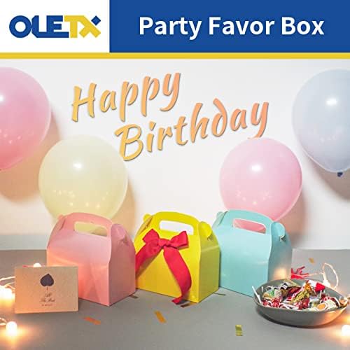 Oletx žute kutije za poslastice za zabavu od 30 pakovanja, kutije za poslastice, kutija za slatkiše, poklon