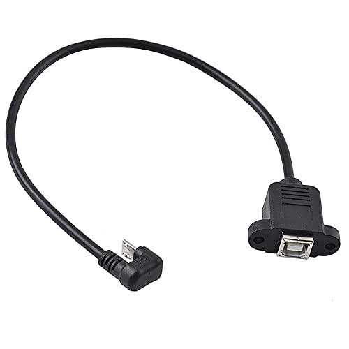 Gelrhonr U Tip Micro USB 5pin muški do USB tipa B 2.0 Kabel za montiranje i naboj ženskog proširenja