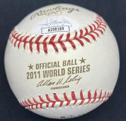 Mark McGwire potpisan 2011. Bejzbol Svjetske serije JSA - AUTOGREMENT BASEBALLS