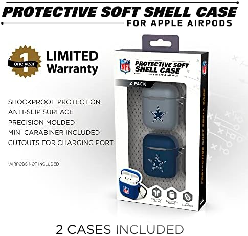 Zaštitna futrola za Unisex Soar NFL za Apple Airpods - 2 pakovanje