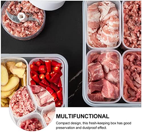 Hemoton 1 Set frižider proizvodi kutija za uštedu četiri mreže zaptivna kutija za povrće meso posuda za