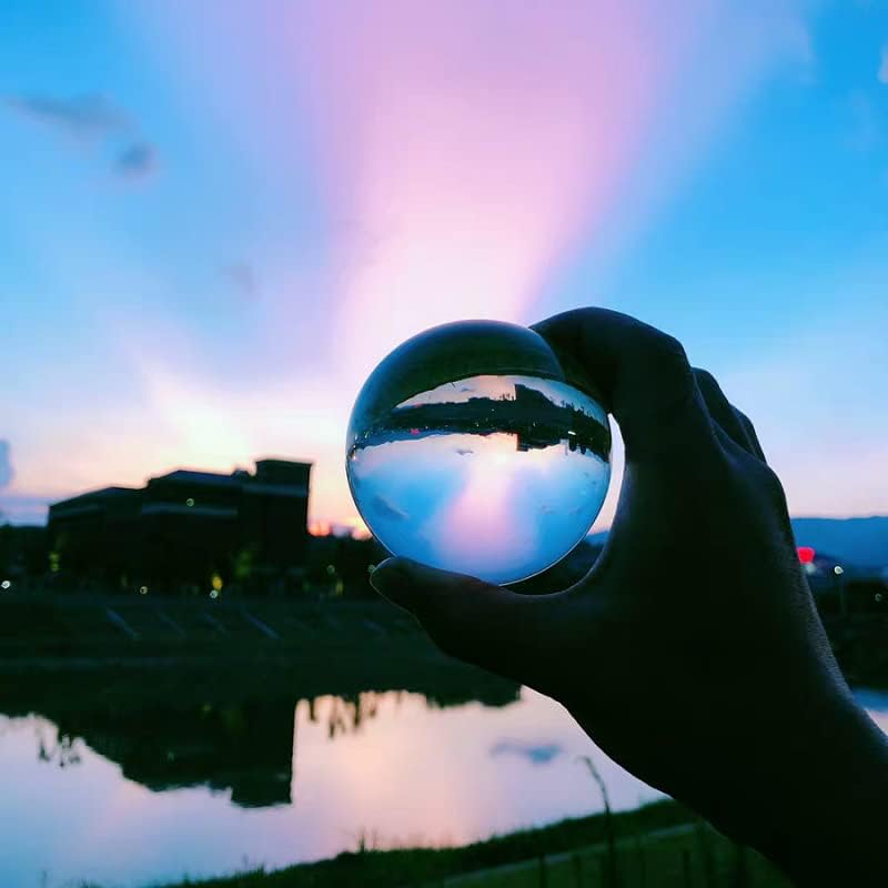 Xiaojia Crystal Ball Savršen lensball Clear Glass Sphere Fotografija rekvizita Nova umjetna kristalna sočiva