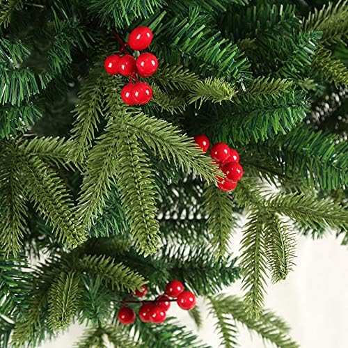 DLPY PVC umjetno božićno drvce Inith ukrasi sa šarkama u metalnom štandu Xmas Pine Tree Simulacijsko šifriranje