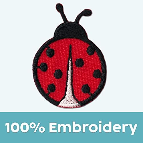 Ladybug flasteri Lady Bug Gvožđe na patch aplikacijama