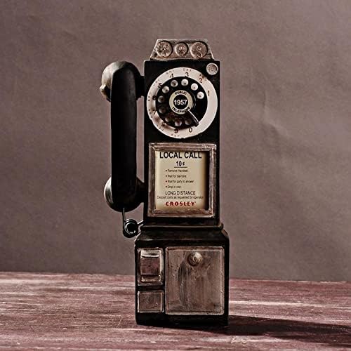 Antikni telefonski dekor, vintage rotate Classic Loof Coalt Model telefona Retro Booth ukras za