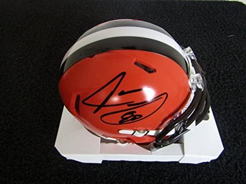 Jarvis Landry potpisao AUTOGRAMOM NFL Cleveland Browns Mini kacigu sa JSA autentifikacijom