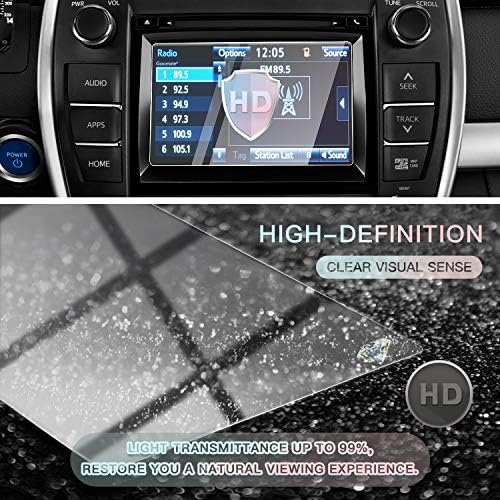 Cdefg Zaštita ekrana za navigaciju automobila za 2018 2019 Camry LE Entune, centralni zaštitnik ekrana