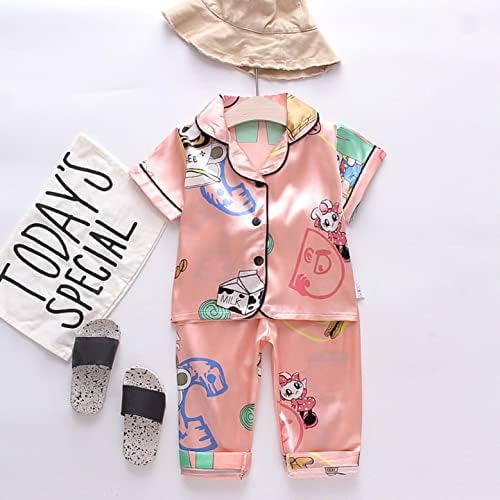 Toddler Dan zahvalnosti vrhunska odjeća za dojenčad PJS Set Cartoon Summer Outfit Set haljine za malu