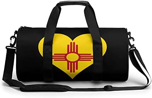 Torba za teretanu sa zastavom države New Mexico sa naramenicom tote sportske putne torbe za košarkašku gimnaziju