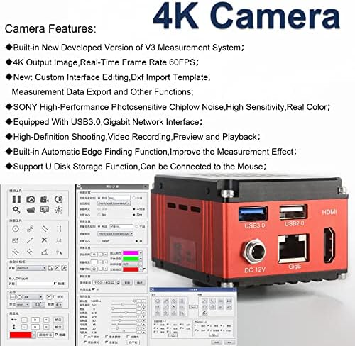 KOPPACE 23x-192x kontinuirano zumiranje 2d / 3d mikroskop 360°rotacija 4k HD snimanje podržava snimanje,