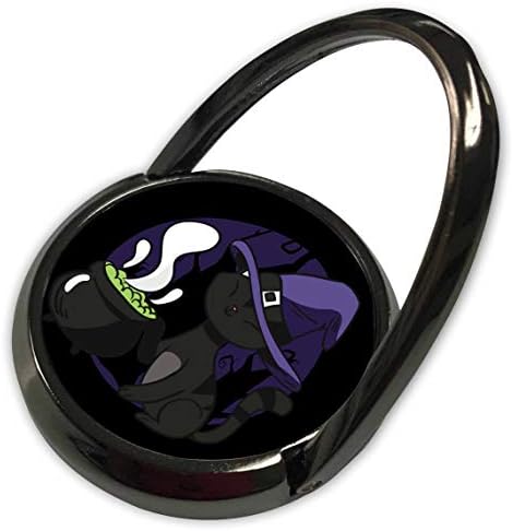 3Droza Sven Herkenrath Halloween - Ljubičasta Halloween sa vješticom kao crna mačka mačja životinja - telefonski