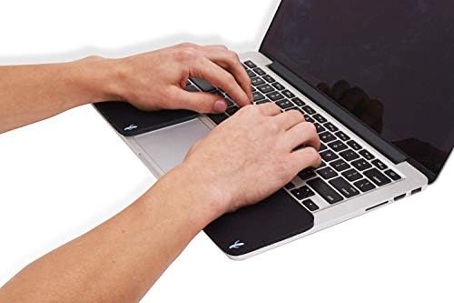 Kutasu prijenosna ručni milopi - set 2, 10x9cm, debljine 5 mm, univerzalne fit bilježnice / macbook, meka crna
