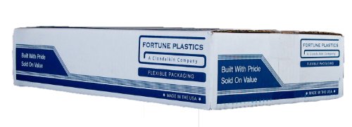 Fortune plastika Durakcikl LDPE 45 galon Otpad Can Liner, Star Sell, Crna, 2 mil, 46 x 40