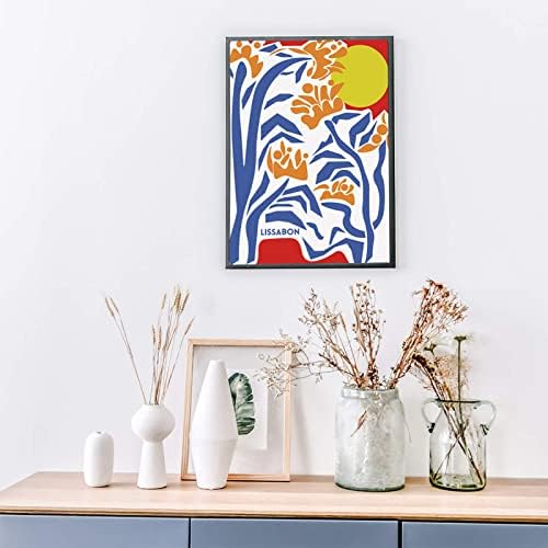 Qpout 9kom cvjetna pijaca Poster Matisse zidna Umjetnost štampa estetski posteri za danski pastelni