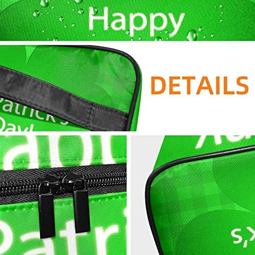 Sretan Dan St. Patricka Shamrock Zeleni plaćeni uzorci Viseći kozmetički torbu za šminku za žene Travel