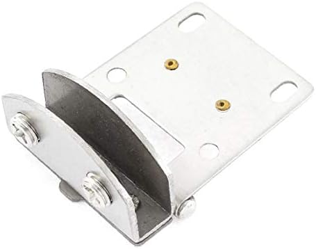 X-dree od nehrđajućeg čelika oblika 5-8 mm staklena stezaljka Zglob vrata srebrni ton 2pcs (Acero