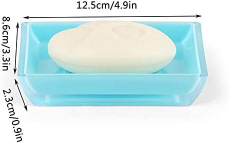 Xiaoheshop kupaonica Sapun sapuni sapuni sapuni plastični soap držač bar europski stil Veliki plastični
