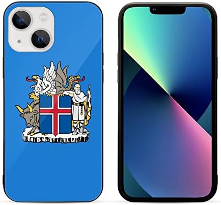 Grb Islanda zaštitni slučaj za mobilni telefon TPU staklo slatka futrola za telefon protiv razbijanja