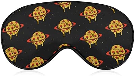 Pizza planeta tiskana mirna maska ​​za oči meka navlaka za oči s podesivom noćnom sjenilom za sjenilo za