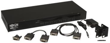 Tripp LITE KVM Switch 16-Port 1U Rackmount USB / PS2 KVM Switch sa ekranom na ekranu