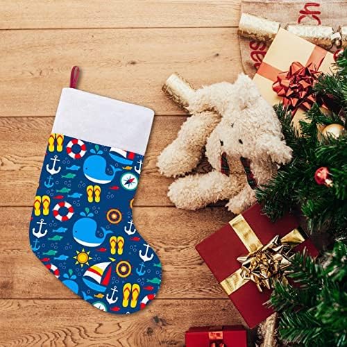 Plaže životinje Party Božić viseći čarapa Slatka Santa čarapa za ukrašavanje Xmas Tree ukrasi pokloni