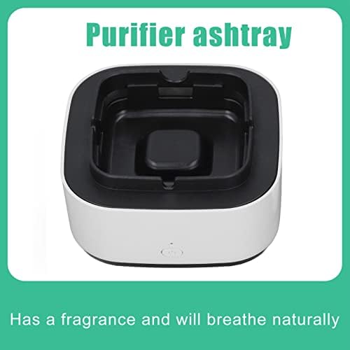 Ashtray cigarete, pročišćivač zraka pepeljara Multi funkcija Izmjenjiva za šipke za urede Gray