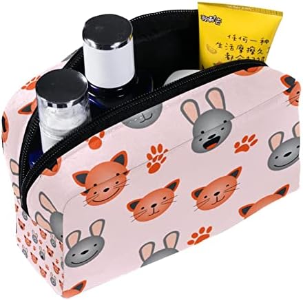 Tbouobt kozmetičke torbe, futrola za šminke, vreća za šminke za toaletne potrepštine, mačja zečja šapa