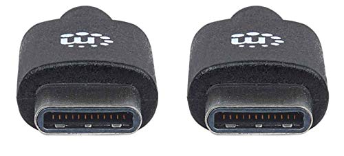 Manhattan USB C kabel - 20in, tip-c muški do tipa-c muško, 3a brz punjenje 10 Gbps SuperSpeed ​​prijenos podataka,