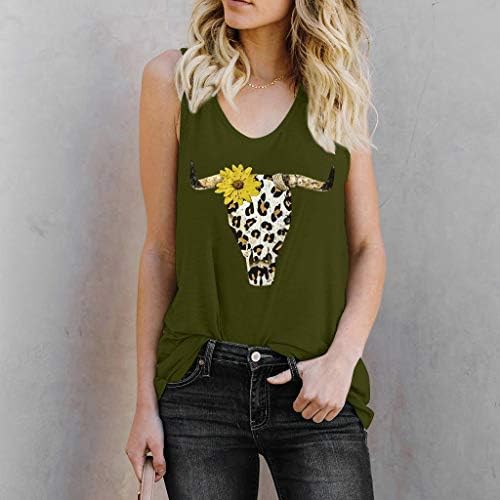 Veliki visoki ženski ženski ležerni suncokret Leopard Ispis kratkih rukava O-izrez za bluzu za bluzu s tenkom