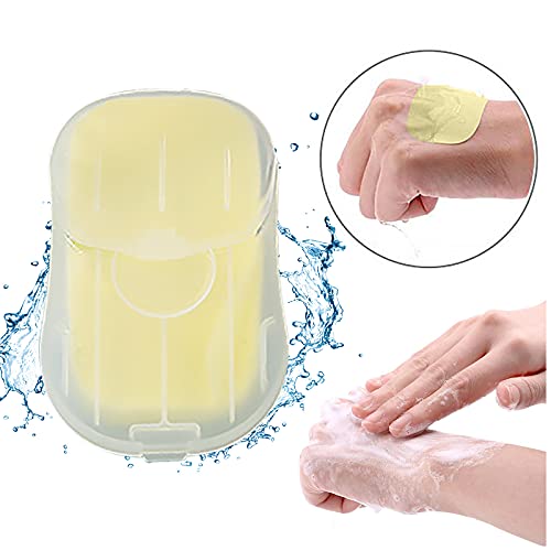 Ručni komadi tableti prijenosni sapun i 50 jednokratnog sapuna papir za ručnu ličnu njegu kože