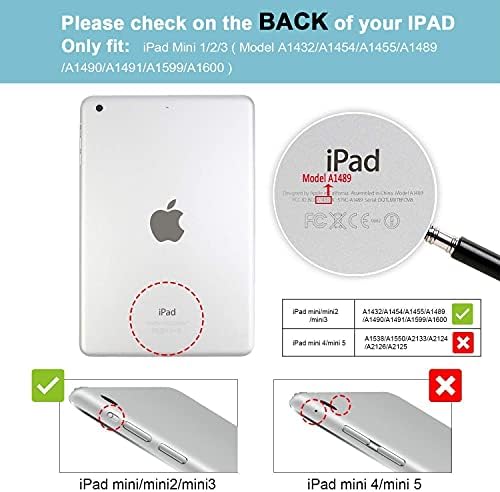 ProCase Rosegold iPad Mini 1 2 3 tanak lagani paket kućišta sa [2 paketom] iPad Mini 1 2 3 7.9 štitnici za ekran