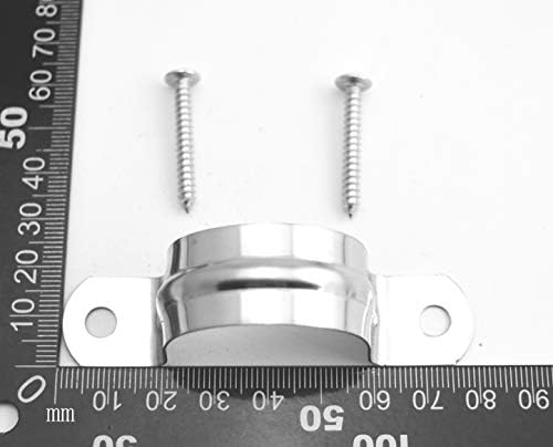 FENGGTONQII prečnik 35mm 201 nehrđajući čelik Dvije rupe za cijevi za cijev za cijev od 35 mm promjera
