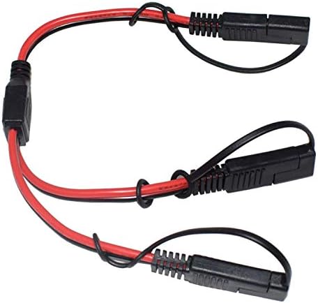 14AWG SAE DC električni priključak za kabel i razdjelnik 1 do 2 SAE produžni kabel, prikladan za