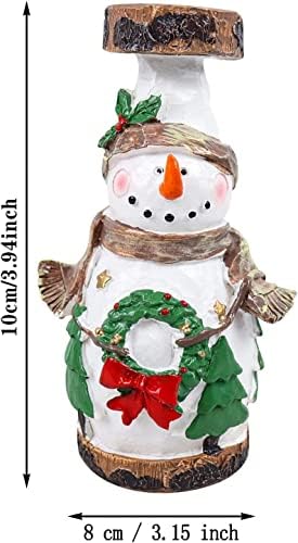Smola svijećnjak Božić Santa snjegović svijećnjaci za stub svijeća čaj svjetlo funkcionalna Tabela Božić ukras