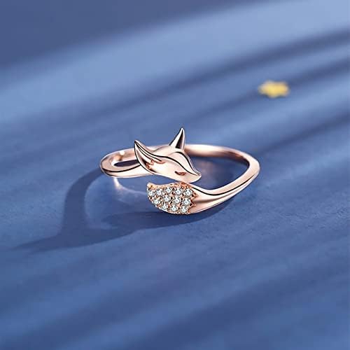 2023 New Gold Rose Micro životinjski prsten životinjski prsten za životinje Dame slatki dijamantni prstenovi