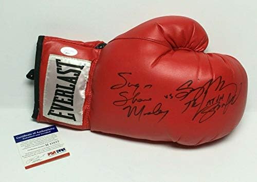 Šećer Shane Mosley & Sergio Mora potpisan Red Everlast Boks rukavica PSA-autogramom boks rukavice