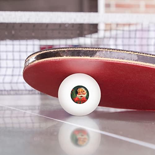 Grafika i više Božićno Holiday Santa Claus vijenac Novelty Tabela Tenis Ping Pong Ball 3 Pack