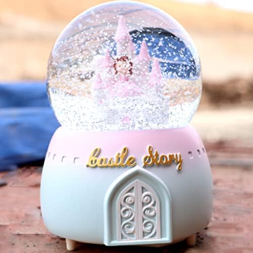 Ylyajy Creative lampice plutaju snježne pahulje unutar zarca za dvorac Princess Glass Crystal Ball