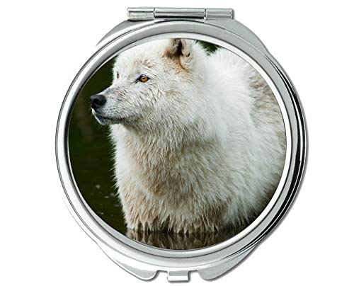 Ogledalo, ogledalo za šminkanje, džepno ogledalo za grabežljivca životinja, 1 X 2x uvećanje