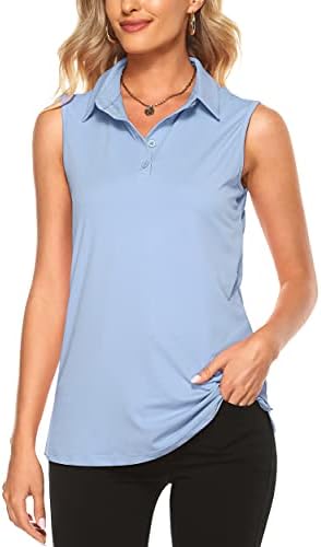 KORALHY ženske sportske Polo majice UPF50+ rukavice za Golf V vrat sa 4 dugmeta za brzo sušenje rezervoara