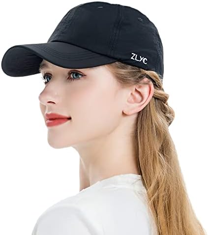 ZLYC Quick Suw Baseball Cap za žene Muškarci Nestrukturirani sportski kapu za tenis