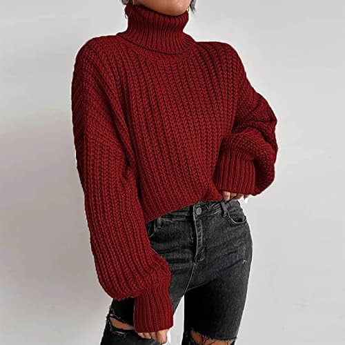 Ženske turtleneck džempere Ležerne prilike pulover pulover, lagani džemperski džemper