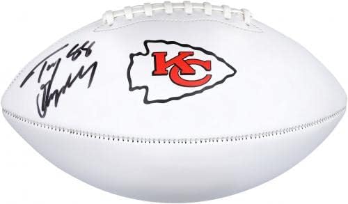 Tony Gonzalez Kansas Chiefs Chiefs Autographing White Panel Fudbal - Autografirani fudbali